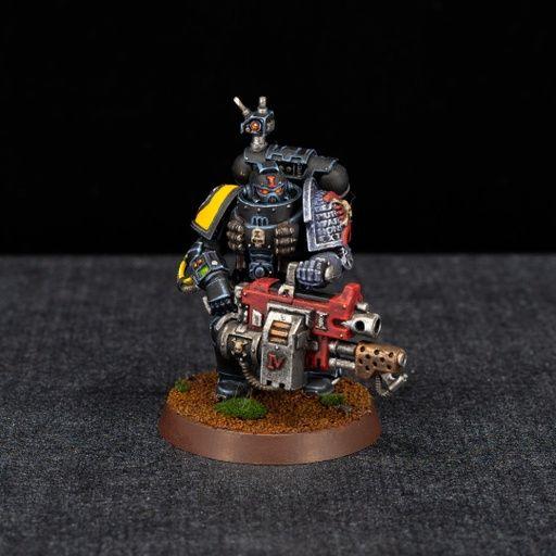 Tutorial Black Power Armor (blue)