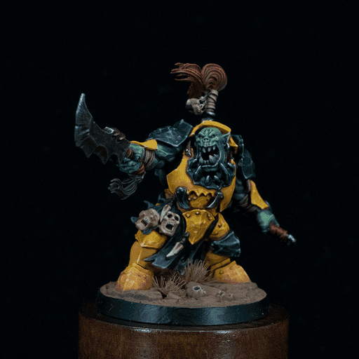 Tutorial Ork in yellow armor