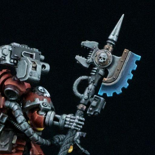 Tutorial Blue Omnissian power axe