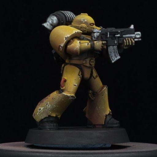 Tutorial Imperial Fist Space Marine MK6 armor